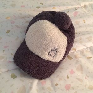 totoro fuzzy baseball cap